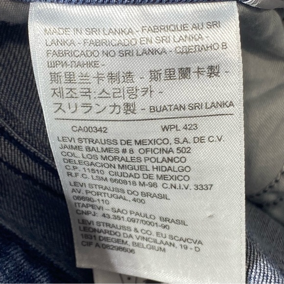 Levi's Jeans Women's W28 Blue Mid Rise Skinny Leg Flower Embroidery Casual Denim - Picture 10 of 16